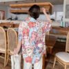 kawaii neko button up blouse