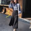 vintage style high neck blouse