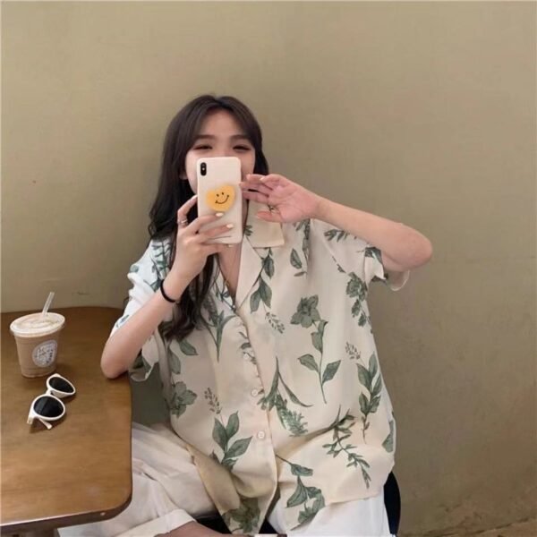floral short sleeve blouse floral short sleeve blouse