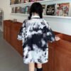 tie dye style shirt