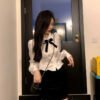 lace peter pan collar blouse