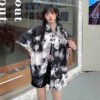 tie dye style shirt