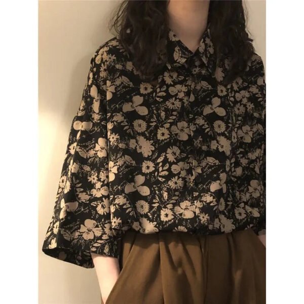 floral print vintage blouse floral print vintage blouse