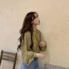 longsleeve blouse with floral print