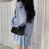 oversized button down boyfriend shirt