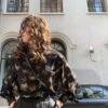 button down blouse with butterfly print
