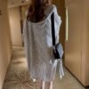 long button down blouse with plaid pattern (s 4xl!)